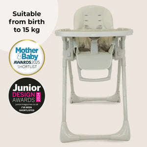 My Babiie Luxe Highchair in Oatmeal My Babiie