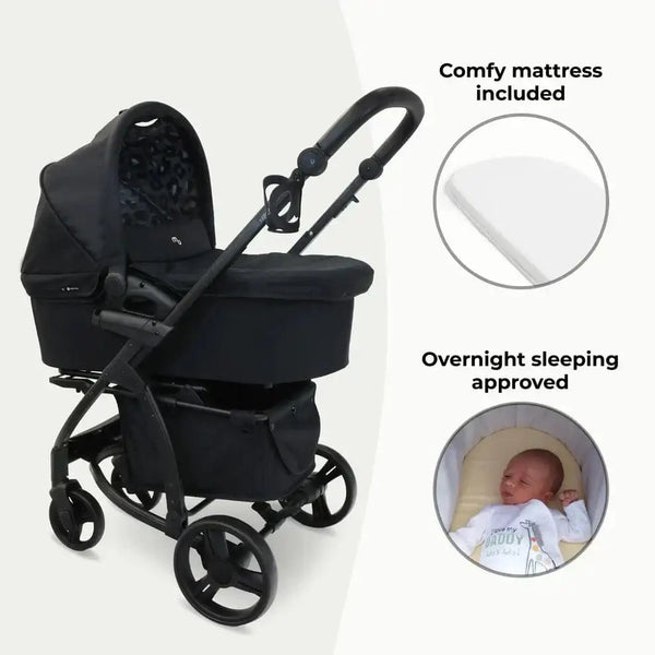 My Babiie MB200i Travel System - Black Leopard General My Babiie