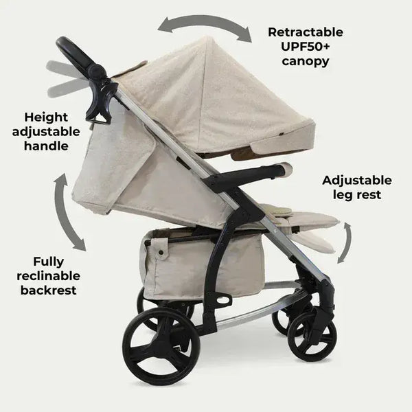 My Babiie MB200i Travel System - Oatmeal General My Babiie
