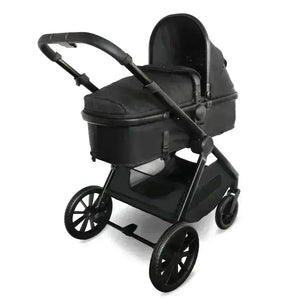 My Babiie MB220 3-in-1 Travel System with Car Seat and Isofix – Black My Babiie