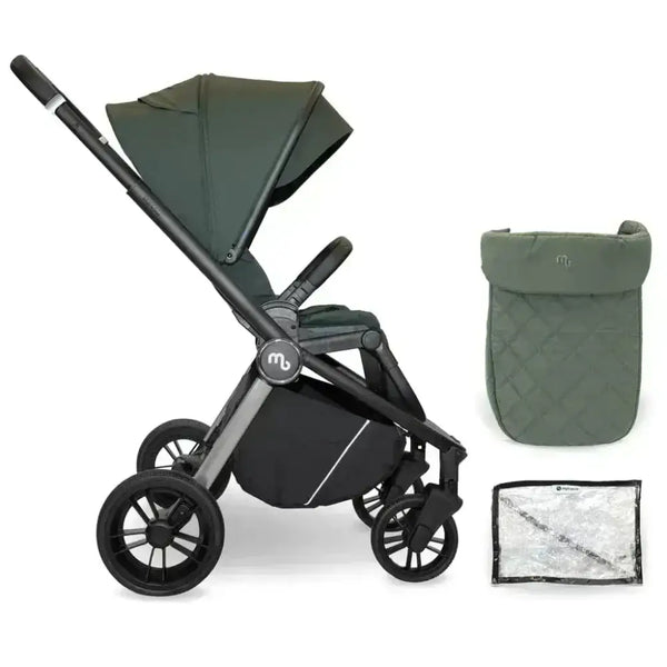 My Babiie MB450 forward and rear facing Pushchair - Forest Green My Babiie