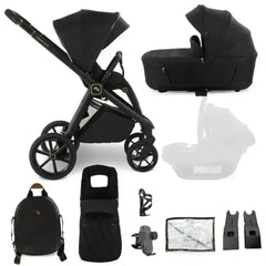 My Babiie MB450 Luxe 2-in-1 Travel System – Black My Babiie