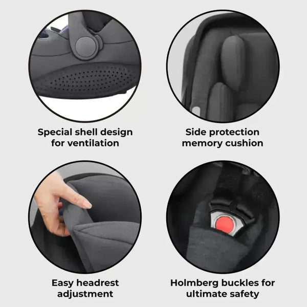 My Babiie MB450 Luxe 3-in-1 Travel System with Spin and Slide All Stages Bundle – Feather My Babiie