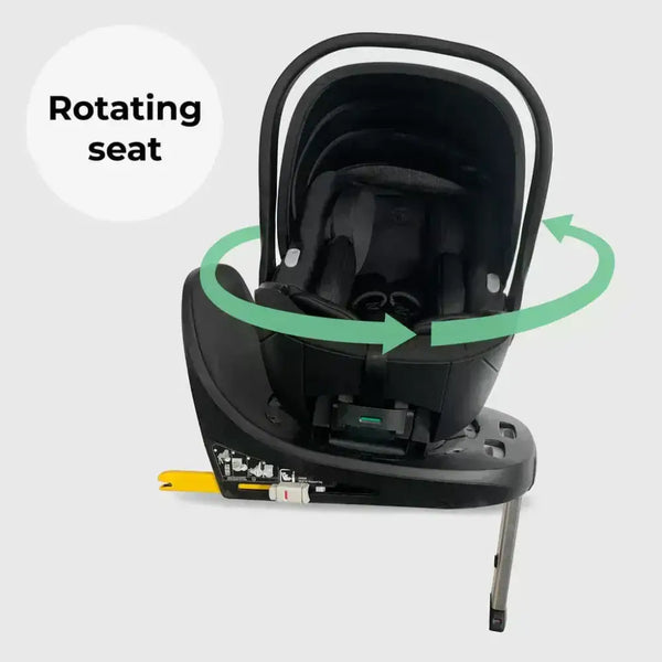 My Babiie MB450 Luxe 3-in-1 Travel System with Spin and Slide Car Seat and Isofix – Mink My Babiie