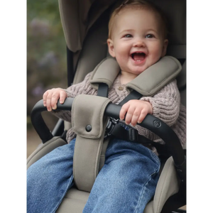 My Babiie MB450 Luxe 3-in-1 Travel System with Spin and Slide Car Seat and Isofix – Mink
