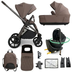 My Babiie MB450 Luxe 4-in-1 Travel System with Spin & Slide ISOFIX Base – Cookie (Exclusive)