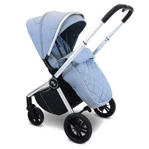 My Babiie MB450i 4-in-1 i-Size Travel System with Spin & Slide ISOFIX Base – Steel Blue