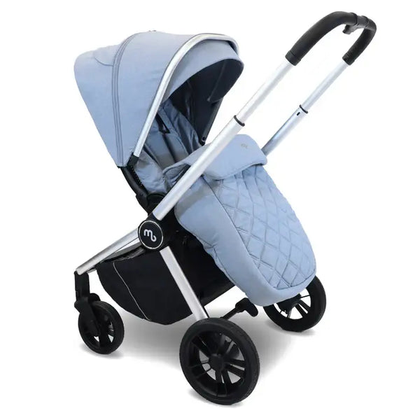 My Babiie MB450i 4-in-1 i-Size Travel System with Spin & Slide ISOFIX Base – Steel Blue