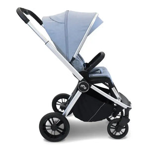 My Babiie MB450i 4-in-1 i-Size Travel System with Spin & Slide ISOFIX Base – Steel Blue