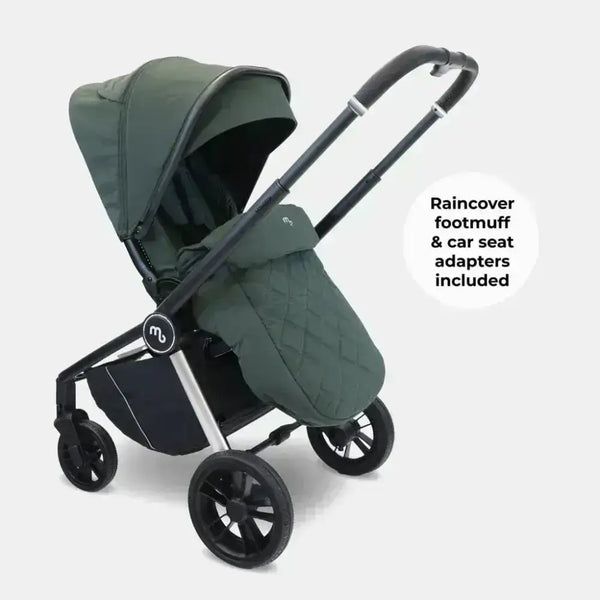 My Babiie MB450 forward and rear facing Pushchair - Forest Green My Babiie