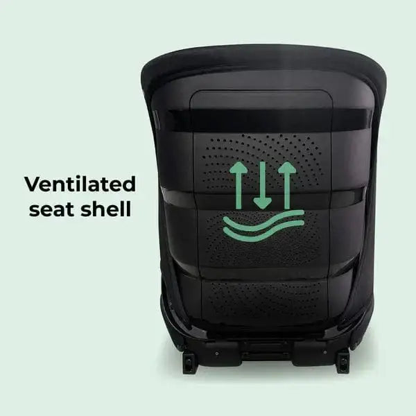 My Babiie MBCS23 i-Size (100-150cm) High Back Booster Car Seat - Black My Babiie