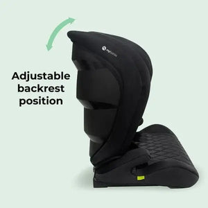 My Babiie MBCS23 Lite i-Size (100-150cm) High Back Booster Car Seat - Black My Babiie