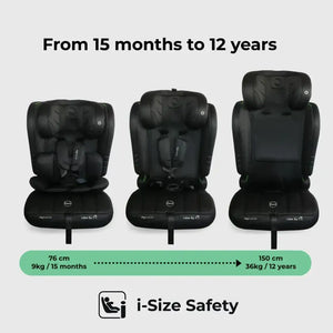 My Babiie Toddler to Booster R129 Car Seat - Black My Babiie