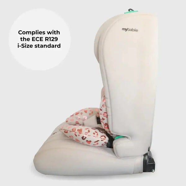 My Babiie Toddler to Booster R129 Car Seat - Pink Leopard My Babiie