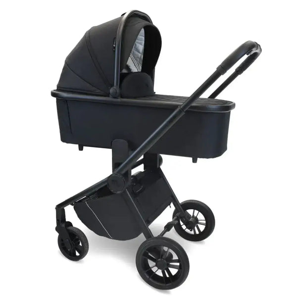 My Babiie Travel System 3 in 1 i-Size With Spin 360 Car Seat and Isofix - Black My Babiie