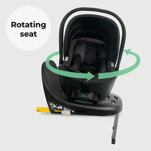 My Babiie Travel System 3 in 1 MB450 i-Size 360 Spin Car Seat with Isofix - Pastel Pink My Babiie
