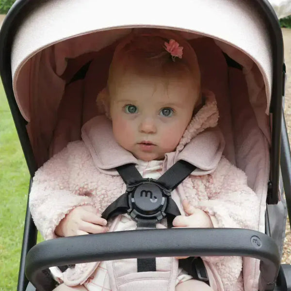 My Babiie Travel System 3 in 1 MB450 i-Size 360 Spin Car Seat with Isofix - Pastel Pink My Babiie