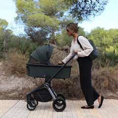My Babiie Travel System 3 in 1 - MB450 i-Size 360 Spin Car Seat With Isofix - Forest Green My Babiie