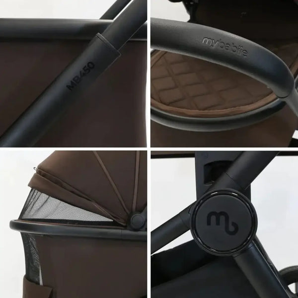 My Babiie Travel System 3 in 1 - MB450 i-Size - Chocolate My Babiie