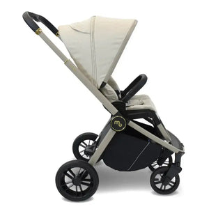 My Babiie Travel System 3 in 1 - MB450 i-Size With Spin 360 Car Seat and Isofix - Ivory My Babiie