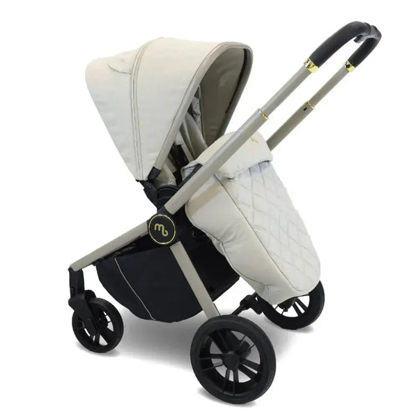 My Babiie Travel System 3 in 1 - MB450 i-Size With Spin 360 Car Seat and Isofix - Ivory My Babiie
