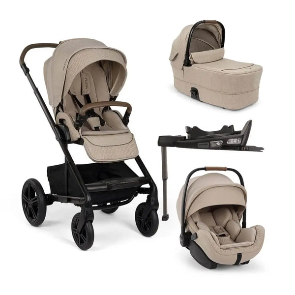 Nuna MIXX NEXT Travel System with Carrycot ARRA Flex & BASE Curv – Cosmopolitan