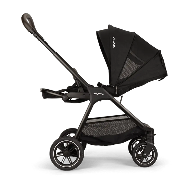 Nuna TRIV Next Travel System with ARRA Flex Car Seat & BASE curv – Caviar