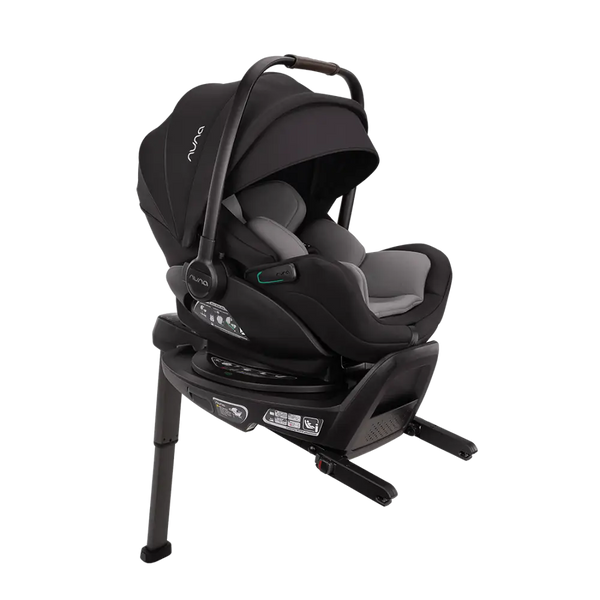 Nuna TRIV Next Travel System with ARRA Flex Car Seat & BASE curv – Caviar