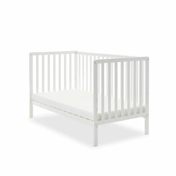 OBaby Bantam Cot Bed in White Obaby