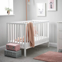OBaby Bantam Cot Bed in White Obaby