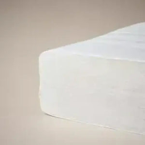 OBaby Bantam Space Saver Cot & Fibre Mattress – White | Bundle Deal Obaby
