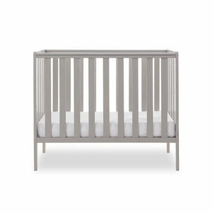 OBaby Bantam Space Saver Cot in Warm Grey Obaby