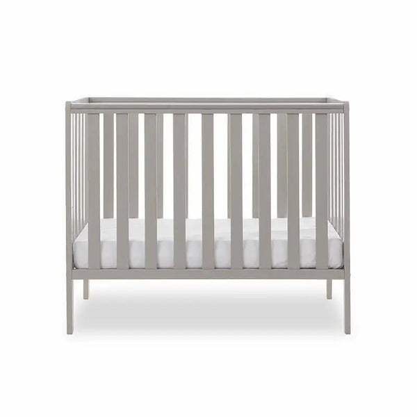 OBaby Bantam Space Saver Cot in Warm Grey Obaby
