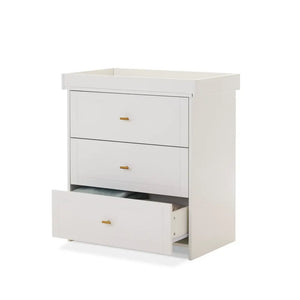 Obaby Evie 3 Piece Nursery Room Set - White Obaby