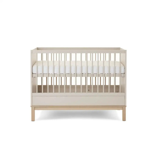 OBaby Evie Mini Cot Bed – Cashmere & Pine OBaby