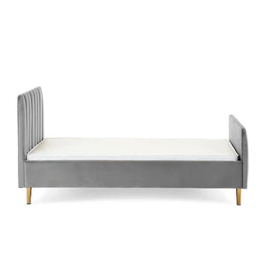 Obaby Gatsby Velvet Toddler Bed - Grey Obaby