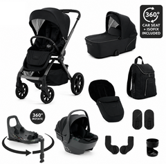 BabyStyle Oyster Vee 4 in 1 Travel System –  Liquorice