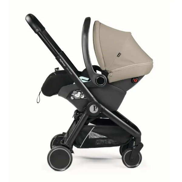 Peg Perego City Loop 3 in 1 Travel System & Lounge i-Sized Infant Carrier - Vanilla Blend Peg Perego
