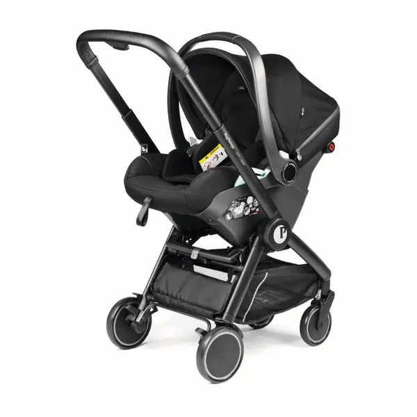 Peg Perego City Loop 3 in 1 Travel System & Lounge i-Sized Infant Carrier - Vanilla Blend Peg Perego