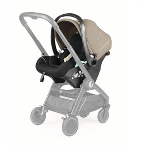 Peg Perego City Loop 3 in 1 Travel System & Lounge i-Sized Infant Carrier - Vanilla Blend Peg Perego