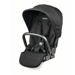 Peg Perego City Loop Twin Bundle 3 in 1 Travel System & Lounge i-Sized Infant Carrier - True Black Peg Perego