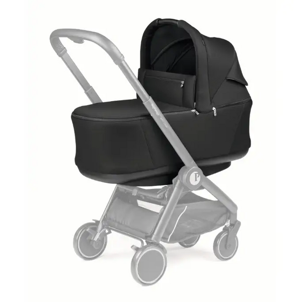 Peg Perego City Loop Twin Bundle 3 in 1 Travel System & Lounge i-Sized Infant Carrier - True Black Peg Perego