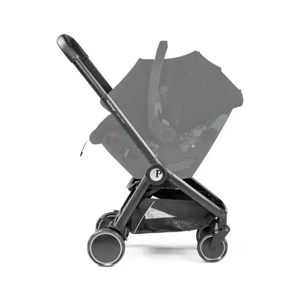 Peg Perego City Loop Twin Bundle 3 in 1 Travel System & Lounge i-Sized Infant Carrier - True Black Peg Perego