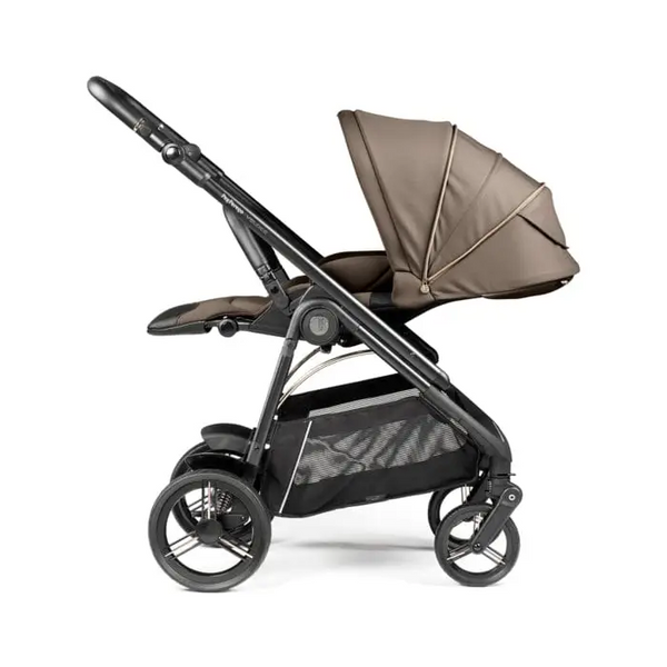Peg Perego Veloce Deluxe Travel System i-Size Bundle with Accessories - Pine Bark Peg Perego