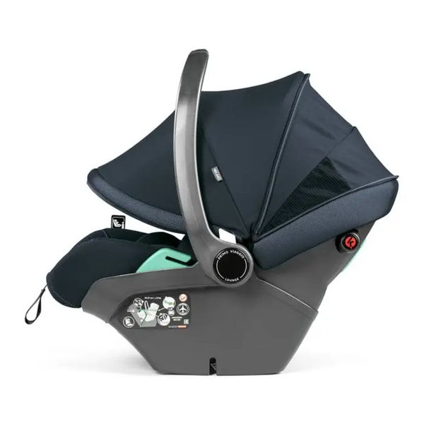 Peg Perego Veloce Elite Travel System 360 Twist i-Size Highchair Bundle - Fiat 500 Peg Perego