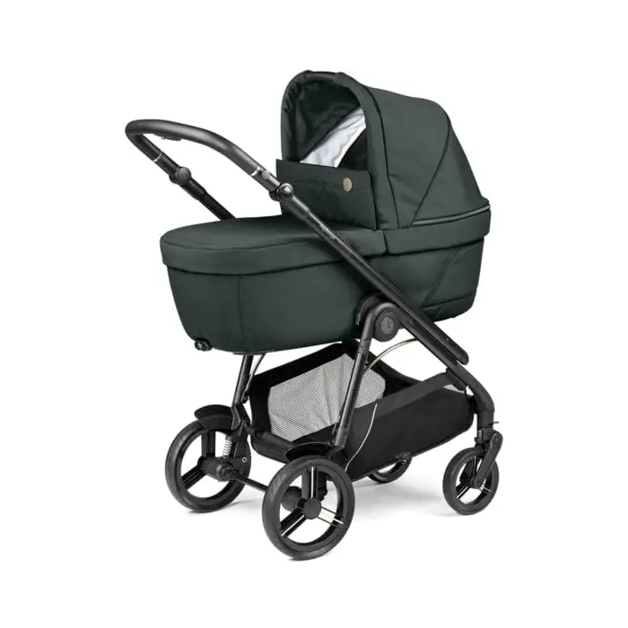 Peg Perego Veloce Elite Travel System 360 Twist i-Size Highchair Bundle - Metal Peg Perego