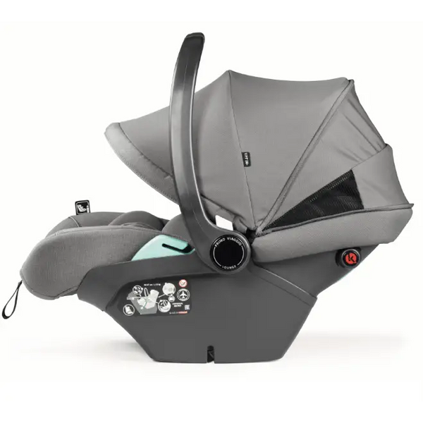 Peg Perego Veloce Elite Travel System 360 Twist i-Size Highchair Bundle - Mercury Peg Perego