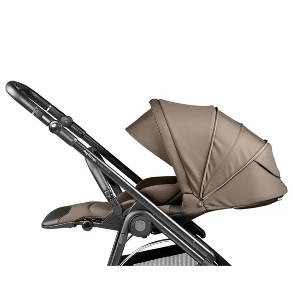 Peg Perego Veloce Elite Travel System i-Size 360 Bundle With Highchair - Pine Bark Peg Perego