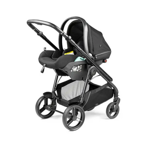 Peg Perego Veloce Elite Travel System i-Size 360 Bundle With Highchair - True Black Peg Perego