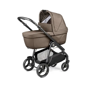 Peg Perego Veloce Elite Travel System i-Size 360 Bundle With Highchair - Pine Bark Peg Perego